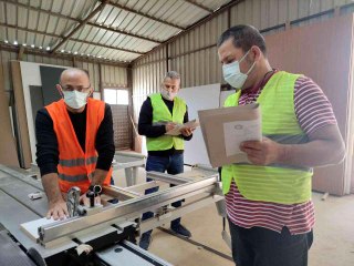 Kalfalık imtihanı için Almanya'dan Bursa'ya geldi