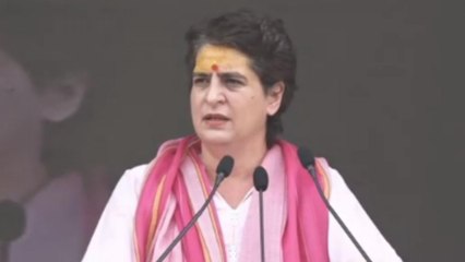 Video herunterladen: Priyanka Gandhi: Farmers, women denied justice in BJP govt