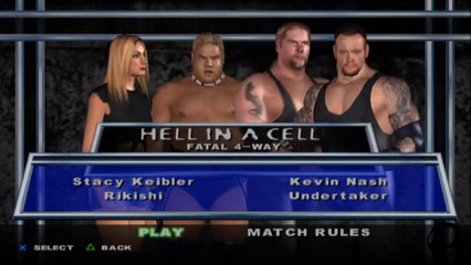 Here Comes the Pain Stacy Keibler(ovr 100) vs Rikishi vs Kevin Nash vs Undertaker
