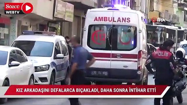 Kız arkadaşını defalarca bıçakladı, daha sonra intihar etti