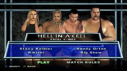 Here Comes the Pain Stacy Keibler(ovr 100) vs Rikishi vs Randy Orton vs Big Show