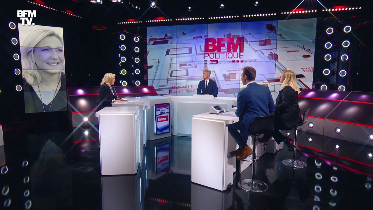 Élection présidentielle 2022 : "Mon seul adversaire sera Emmanuel Macron", Marine Le Pen - 10/10