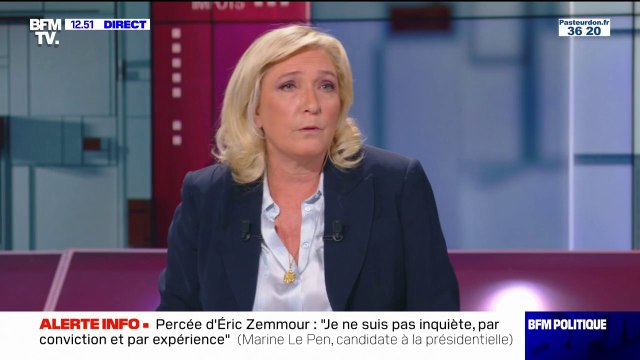 Marine Le Pen aux électeurs LR: Venez avec moi, on peut, on doit gagner face à Emmanuel Macron