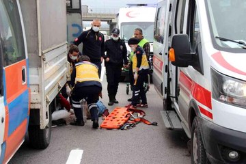 TEM'de çalışan Karayolları işçisine çarpıp kaçtı