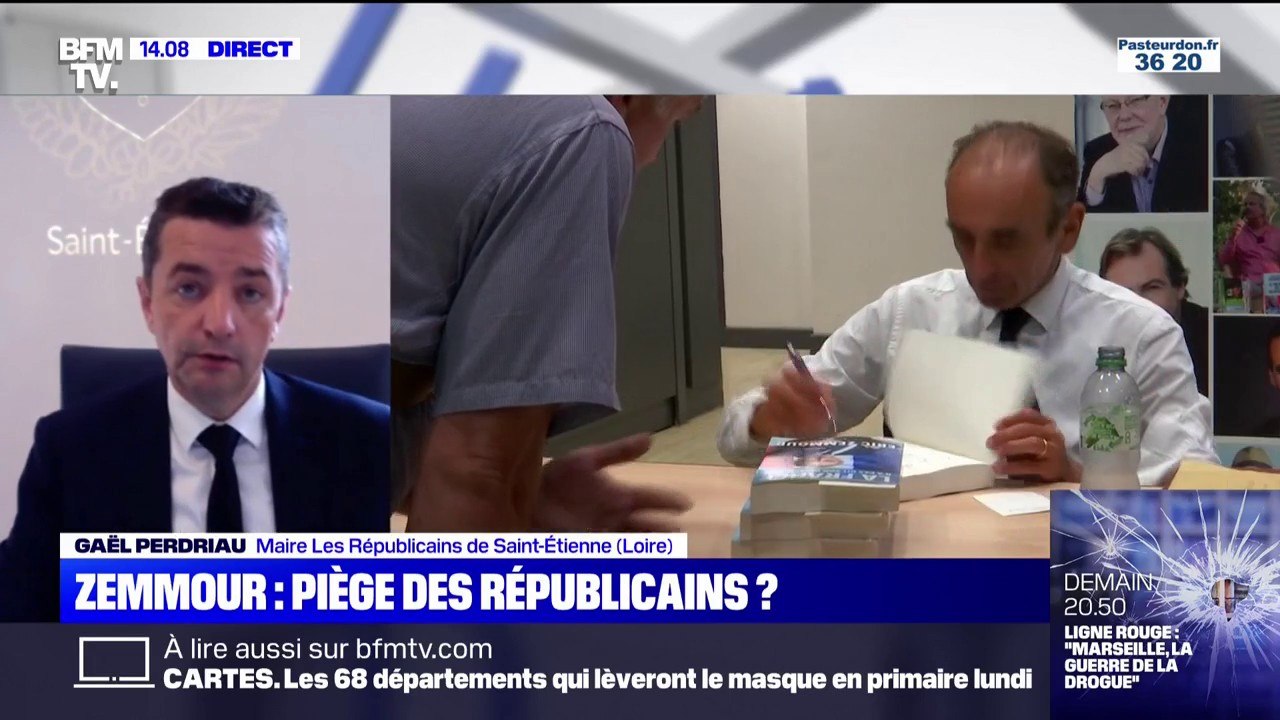 Gaël Perdriau: "Comment peut-on soutenir Éric Zemmour, comme le font Éric Ciotti ou Gilles Platret, qui cherche plutôt une filiation au maréchal Pétain ?"