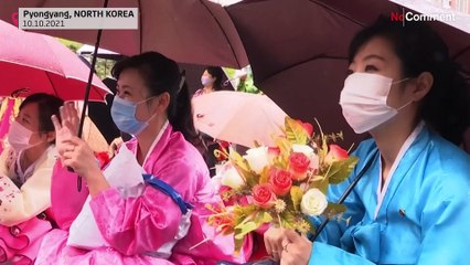 Les Nord-Coréens célèbrent le 76e anniversaire du Parti du travail