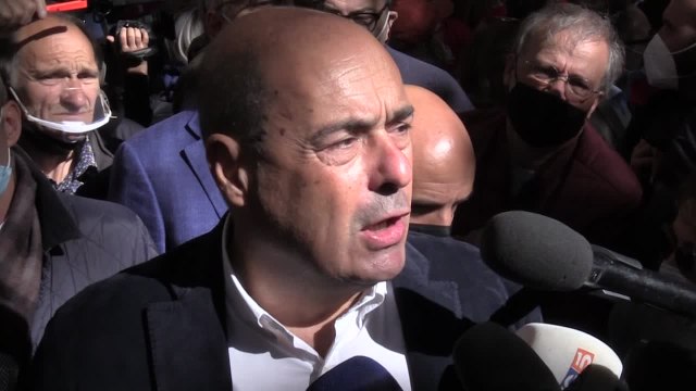 Zingaretti alla Cgil: Non c'e' spazio per la cultura neofascista