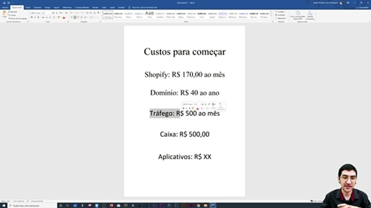 custos drop inter