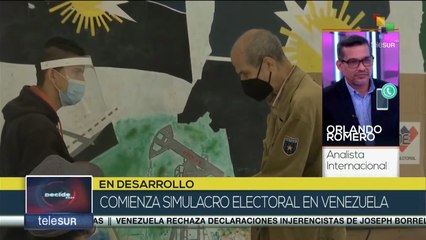 ¨Para Venezuela no es una novedad un simulacro electoral ¨