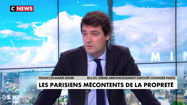 François-Marie Didier, à propos de la propreté à Paris : «Les parisiens prennent la mesure de ce qui se passe dans cette ville», dans #90minutesInfo