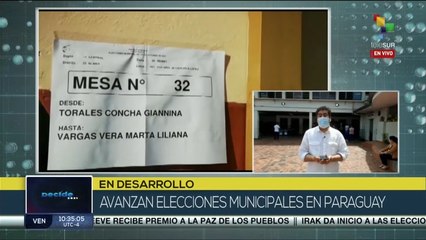 Avanza jornada electoral en Paraguay con normalidad