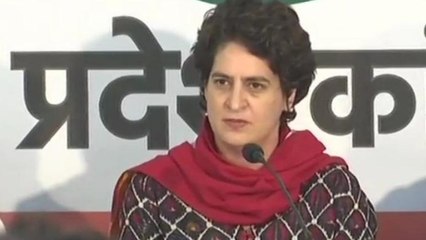 BJP leaders, industrialists only safe in country: Priyanka