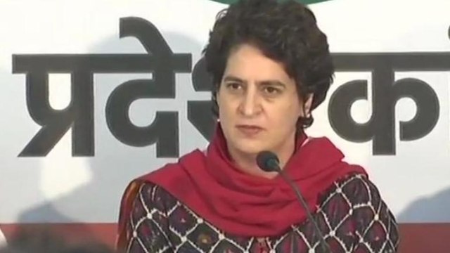 BJP leaders, industrialists only safe in country: Priyanka