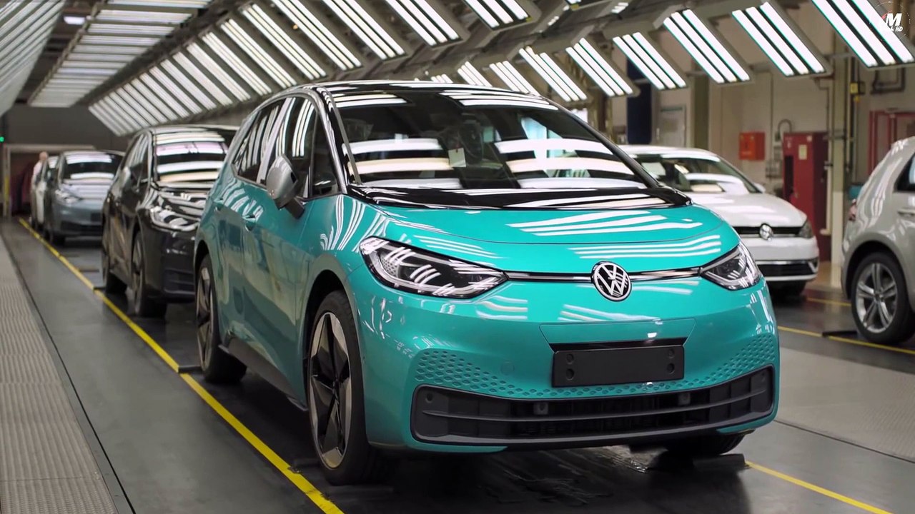 2021 Volkswagen id.4 pro s  VW ID.4 SUV Production Plant  Germany  VW USA  EV  Car  VW ID.4