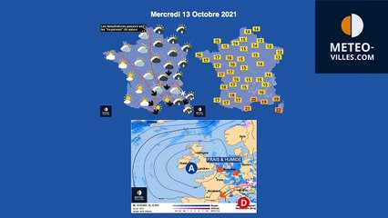 prévisions météo du dimanche 10 octobre 2021