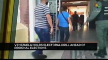 FTS 10-10 12:30 Venezuela holds electoral drill ahead of regional elections
