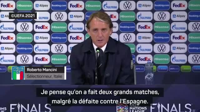 Finale 3e place - Mancini : "Une grande performance"