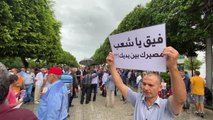 Tunus Cumhurbaşkanı Said'in olağanüstü yetki kararları protesto edildi (3)