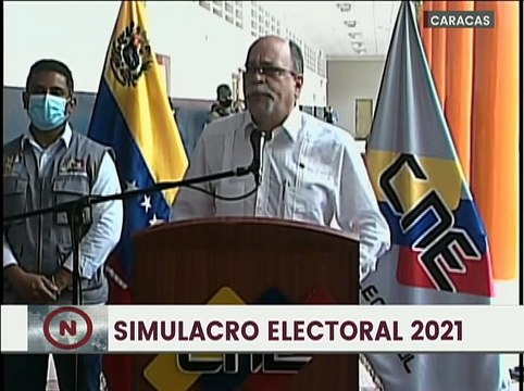 Pdte. del CNE, Pedro Calzadilla indicó que este proceso ha superado las expectativas planteadas