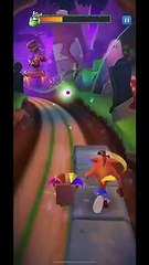 Inferno Gnasty Gnorc Battle Run Gameplay - Crash Bandicoot: On The Run!