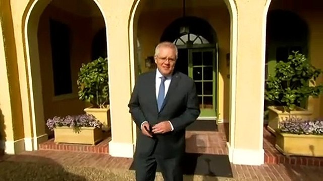 Prime Minister Scott Morrison addresses the reopening of Sydney