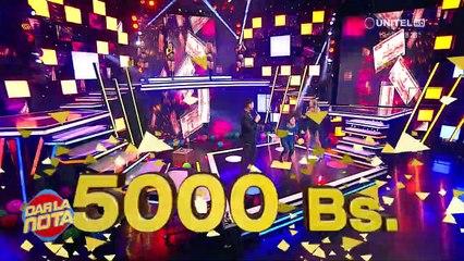 Muy alegre y emocionada, Eloisa fue la gran ganadora de Bs 5 mil