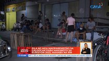 Pila ng mga magparehistro sa Caloocan para makaboto sa Eleksyon 2022, mahaba na rin | UB
