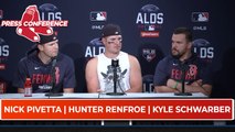 Nick Pivetta, Hunter Renfroe and Kyle Schwarber Press Conference | ALDS Game 3