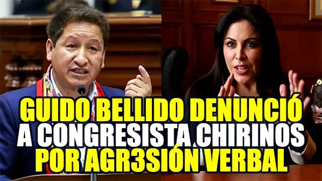 GUIDO BELLIDO ENVÍO CARTA NOTARIAL A CHIRINOS PIDIENDO RECTIFICARSE SOBRE AGR3SlÓN VERBAL