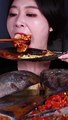 This woman really makes me starving. looks the way she eats. Mukbang eatingshow