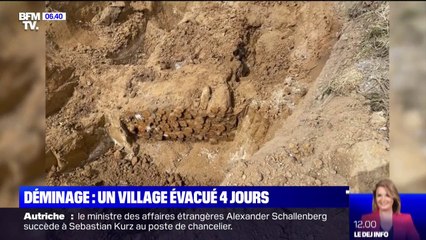 Скачать видео: Un village va être totalement évacué pendant 4 jours après que 25 tonnes d'obus ont été retrouvés