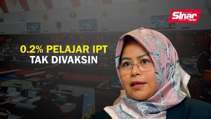 O.2% pelajar IPT tak divaksin