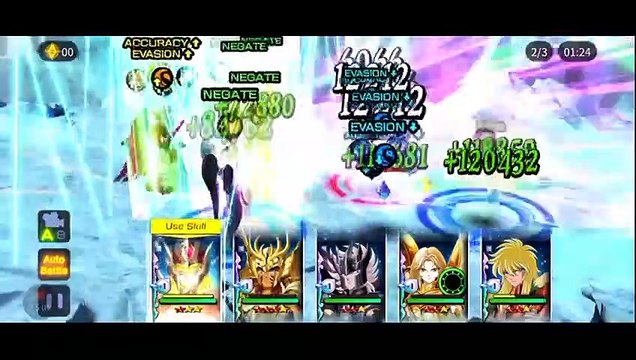 Saint Seiya Cosmo Fantasy Midgard Hyoga Skills (Old)