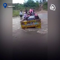 Tractor Washed Away In No Time