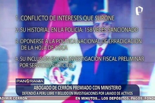 Abogado premiado con ministerio: defendió a Perú Libre y Bellido en investigaciones por lavado de activos
