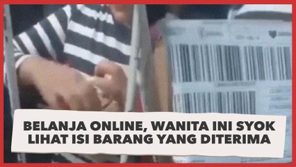 Apes! Belanja Online, Wanita Ini Syok Lihat Isi Barang yang Diterima
