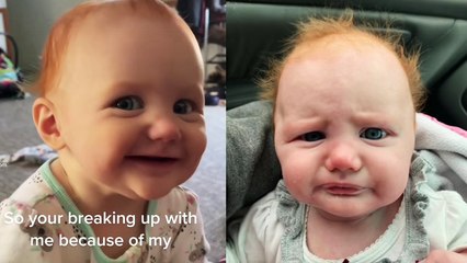 'Baby girl is a pro at making the WEIRDEST & FUNNIEST faces'