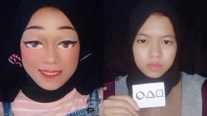 'Indonesian makeup artist's FLAWLESS transition into Squid Game's killer doll '
