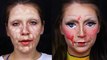 'OUTSTANDING Squid Game 'Red Light, Green Light' makeup transformation'