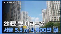 서울 아파트 3.3㎡당 4천6백여만 원...현정부 들어 두 배 급등 / YTN