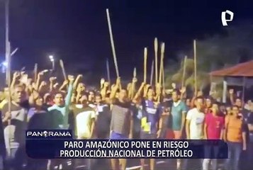 Paro amazónico pone en riesgo la producción nacional de petroleo en el país