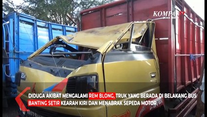 Kecelakaan Beruntun Tulungagung Satu Tewas