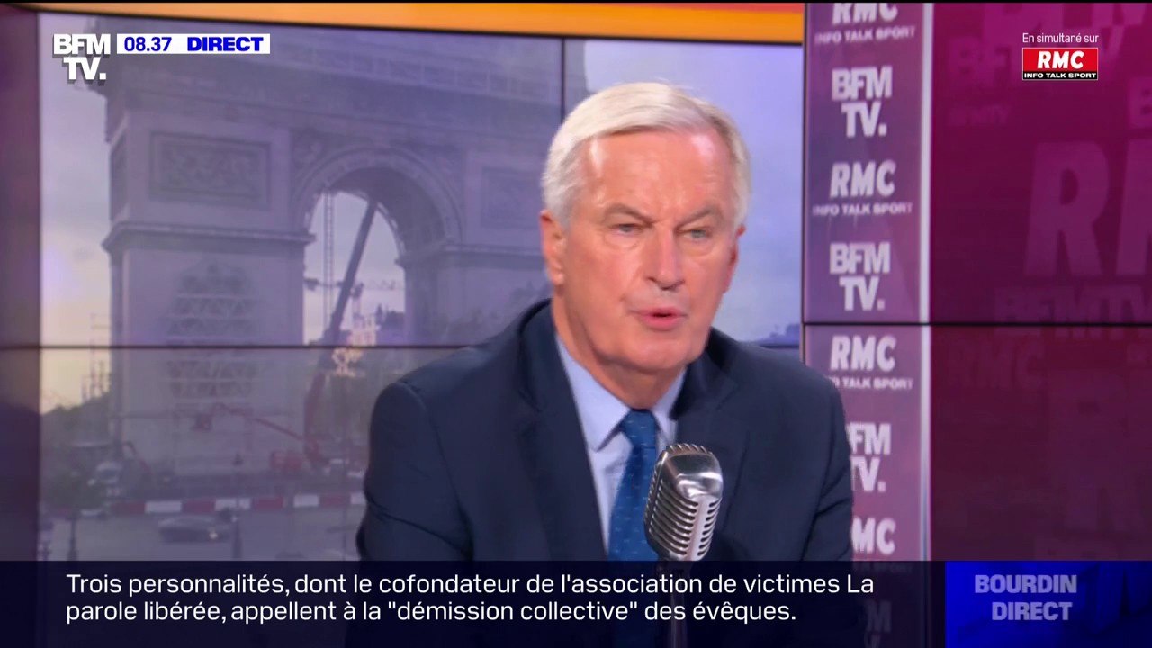 Pour Michel Barnier, les paroles d'Édouard Philippe "montrent un double jeu"