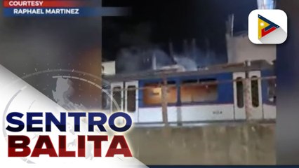 Pagkasunog ng bagon ng MRT-3 noong Sabado, iniimbestigahan na