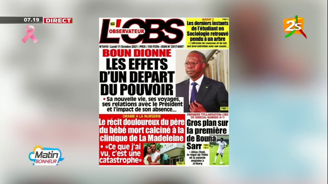 MAIMOUNA SARR DANS MATIN BONHEUR AVEC ASTOU DIONE | LUNDI 11 OCT. 2021