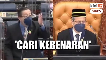 'Sebagai speaker mesti cari kebenaran, bukan tutup' - kata Guan Eng pada Azhar