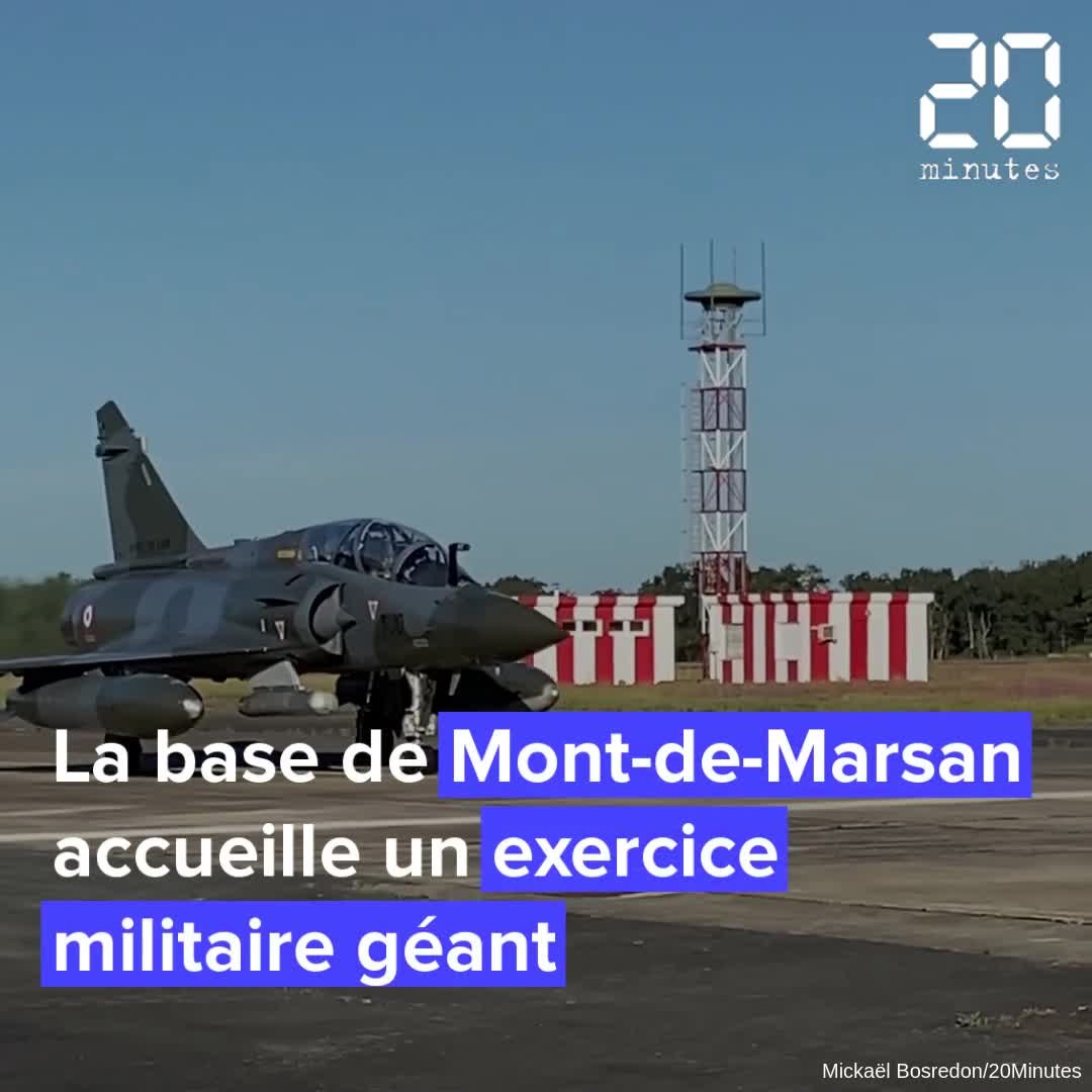 Nouvelle-Aquitaine : Volfa, un exercice militaire de grande ampleur à la  base aérienne de Mont-de-Marsan - Vidéo Dailymotion