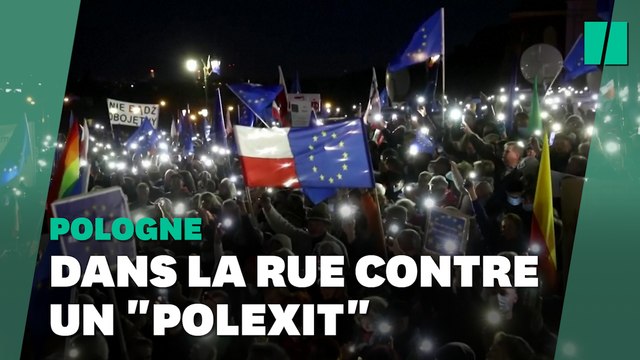 Contre un Polexit , des dizaines de milliers de Polonais ont défilé dans les rues
