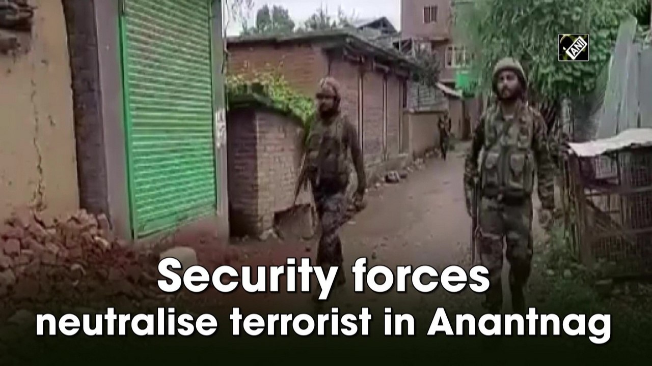 Security forces neutralise terrorist in Anantnag