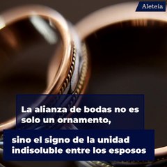 Besar la alianza nupcial, ¿sabes qué significa?